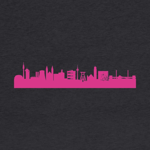 Ruhrpott skyline pink by 44spaces